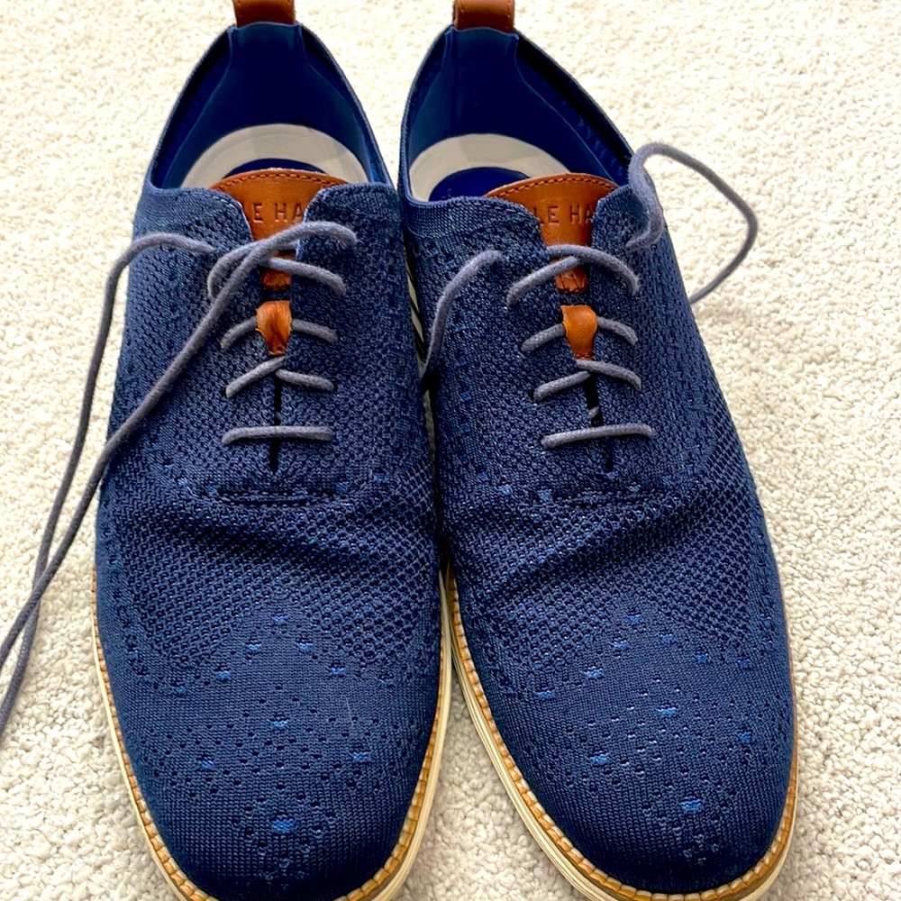 Cole Haan grand stitchknit wingtips